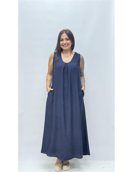 VESTIDO COKET MARINO