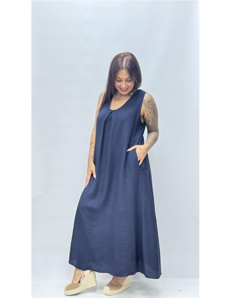 VESTIDO COKET MARINO