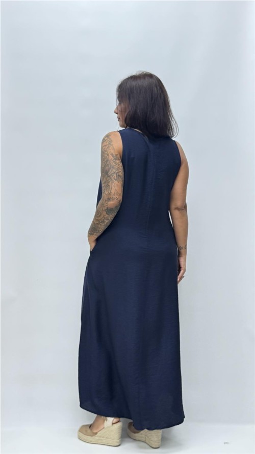 VESTIDO COKET MARINO