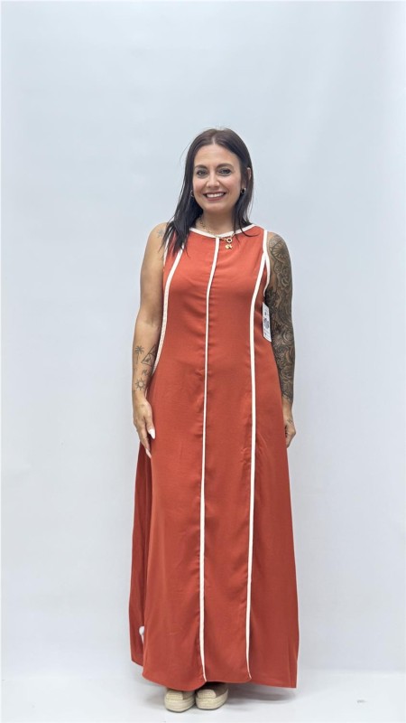 VESTIDO MANCIE TEJA