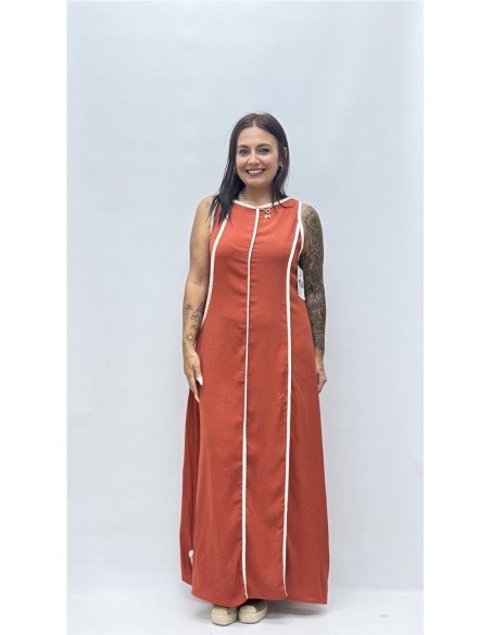 VESTIDO MANCIE TEJA