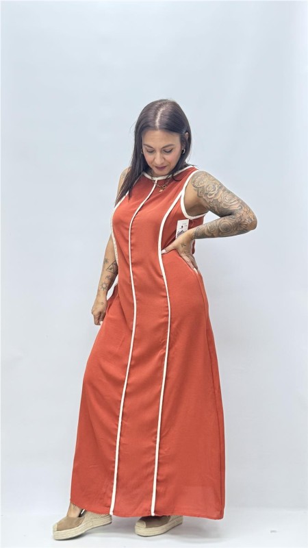 VESTIDO MANCIE TEJA 2