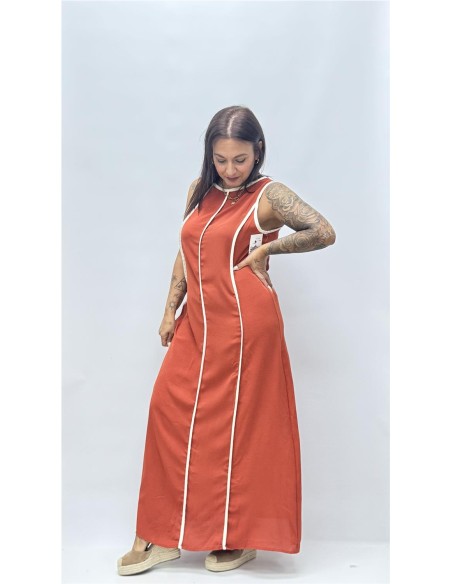 VESTIDO MANCIE TEJA