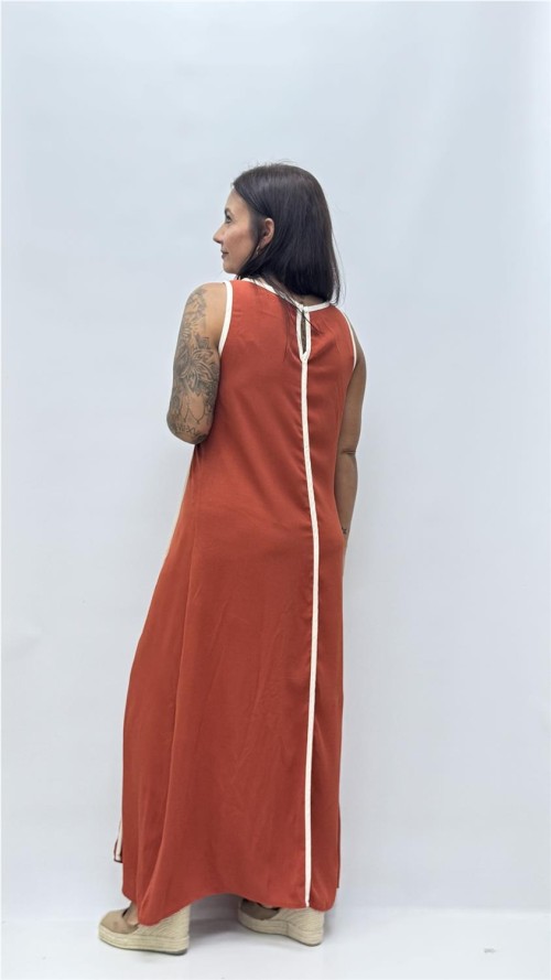 VESTIDO MANCIE TEJA