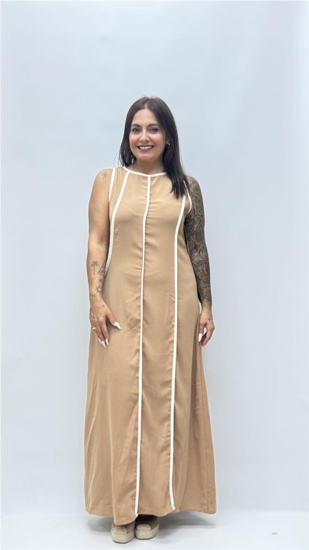 VESTIDO MANCIE CAMEL