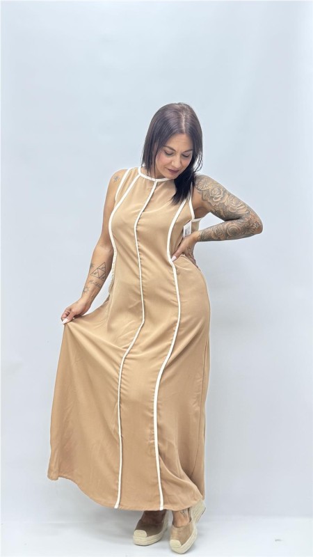 VESTIDO MANCIE CAMEL 2