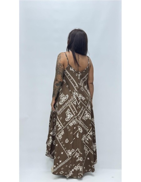 VESTIDO ABIGAIL MARRON