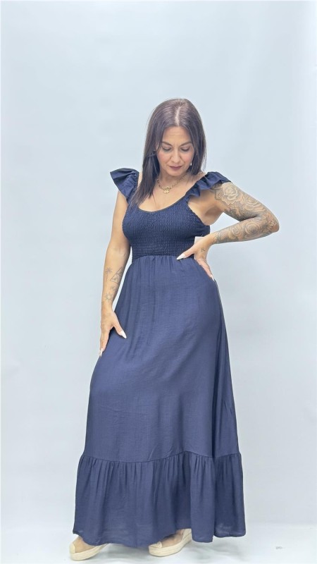 VESTIDO ROSETA MARINO 2