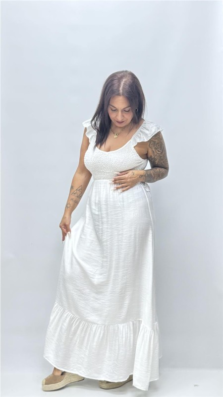 VESTIDO ROSETA BLANCO 2