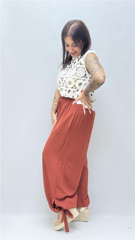 PANTALON LAZO TEJA