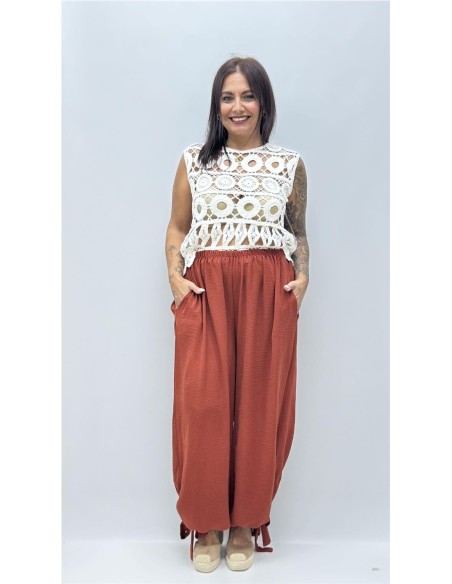 PANTALON LAZO TEJA