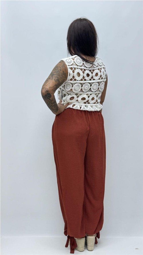 PANTALON LAZO TEJA