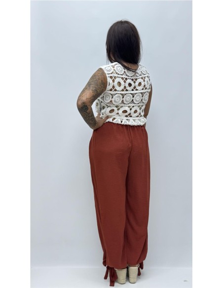 PANTALON LAZO TEJA