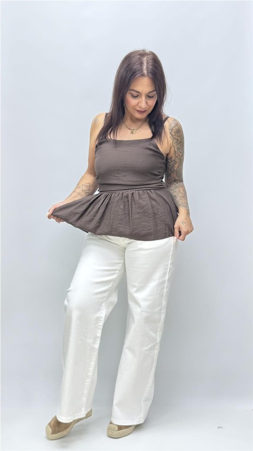 TOP ESTEPONA MARRON