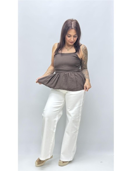 TOP ESTEPONA MARRON