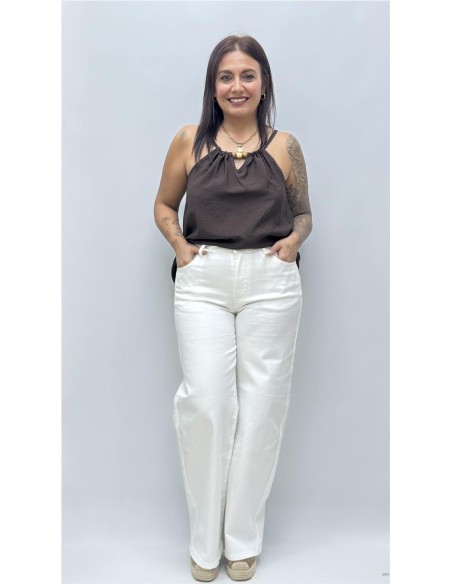 TOP FELISA MARRON