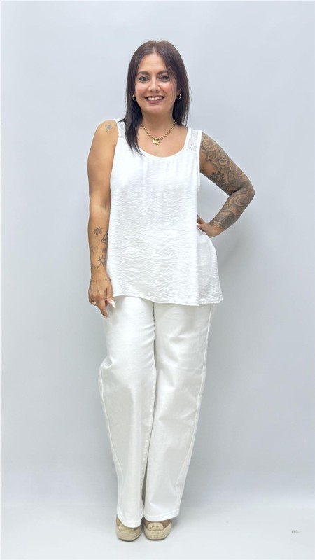 TOP TIRANTA INES BLANCO