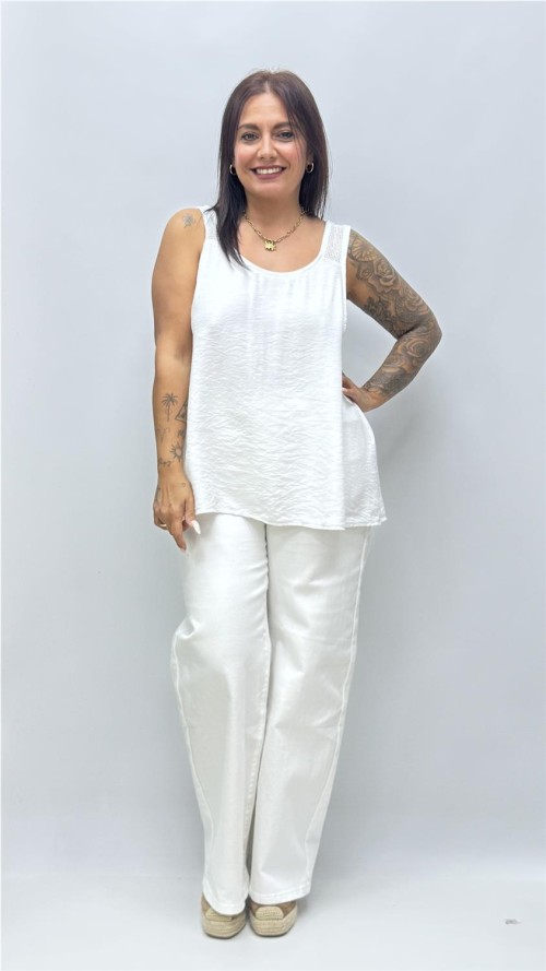 TOP TIRANTA INES BLANCO