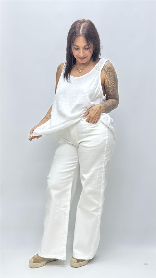 TOP TIRANTA INES BLANCO