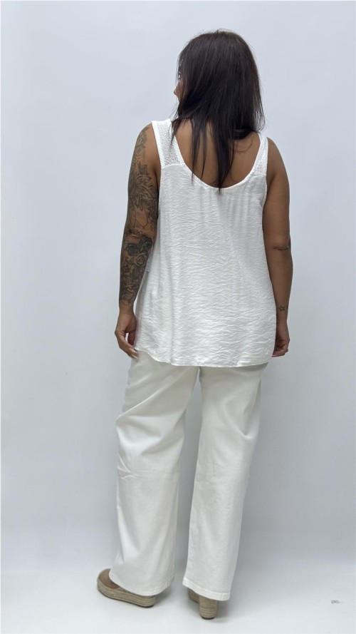 TOP TIRANTA INES BLANCO