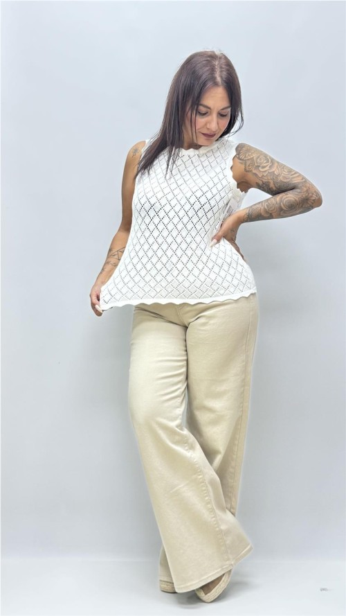 TOP FRANXESCA BLANCO
