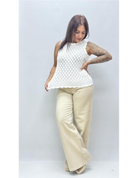 TOP FRANXESCA BLANCO