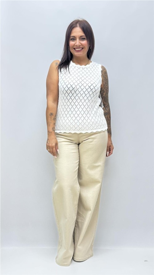 TOP FRANXESCA BLANCO
