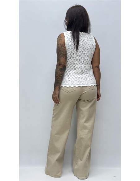 TOP FRANXESCA BLANCO