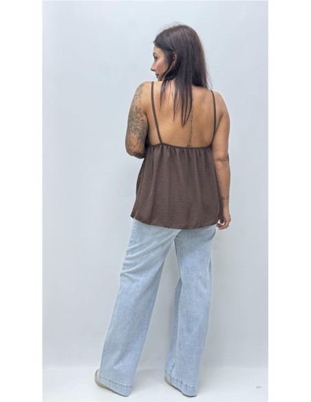 TOP INCA MARRON