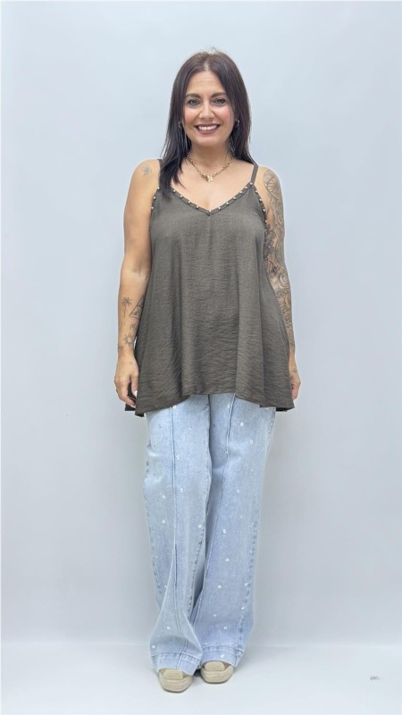 TOP AMAYA MARRON