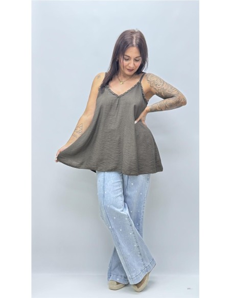 TOP AMAYA MARRON