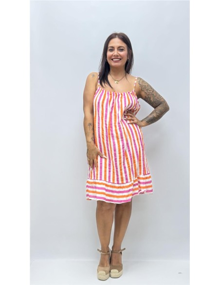 VESTIDO CAI FUXIA