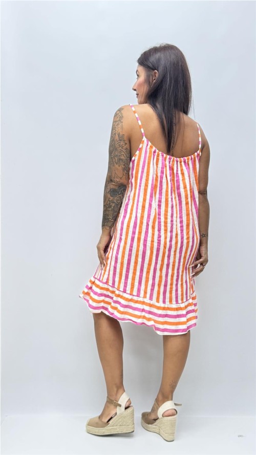 VESTIDO CAI FUXIA