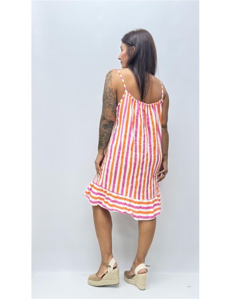 VESTIDO CAI FUXIA