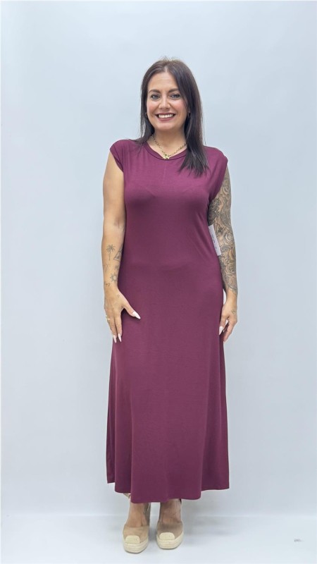 VESTIDO CAIRO BURDEOS