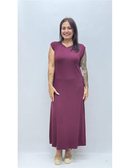 VESTIDO CAIRO BURDEOS