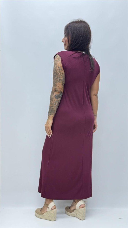 VESTIDO CAIRO BURDEOS