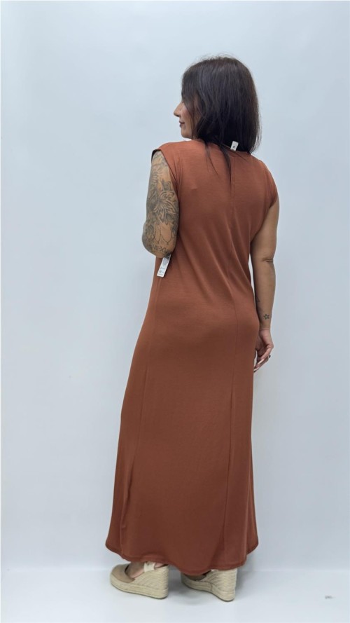 VESTIDO CAIRO TEJA
