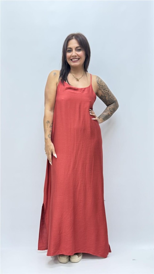VESTIDO ACACIA TEJA