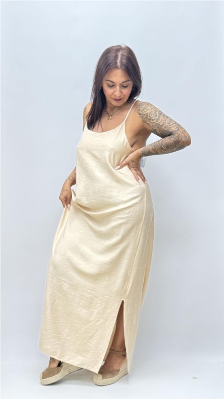 VESTIDO ACACIA BEIG