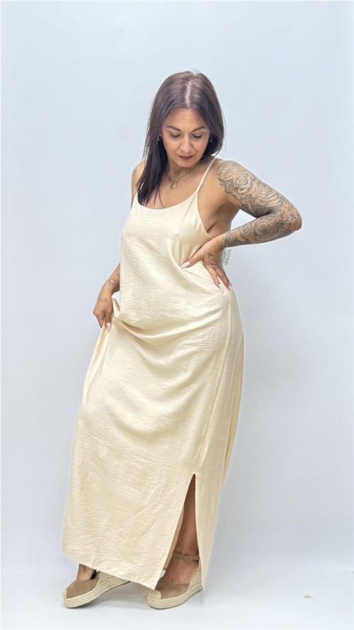 VESTIDO ACACIA BEIG