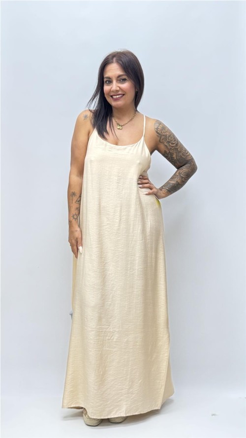 VESTIDO ACACIA BEIG