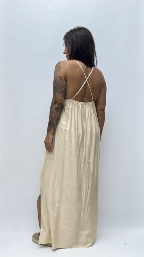 VESTIDO ACACIA BEIG