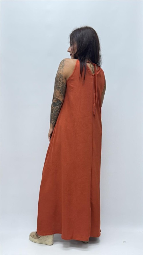 VESTIDO BRENDA TEJA