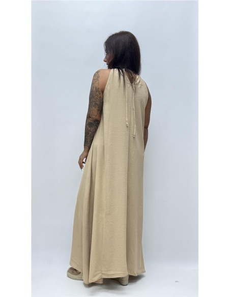 VESTIDO BRENDA BEIG