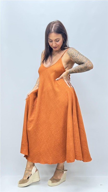 VESTIDO BELLA TEJA 2