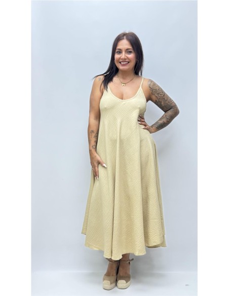 VESTIDO BELLA BEIG