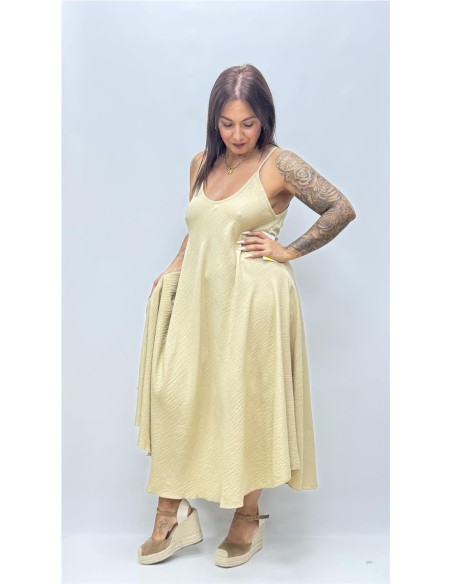 VESTIDO BELLA BEIG