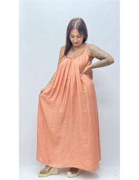 VESTIDO GRANA MAQUILLAJE