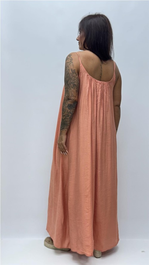 VESTIDO GRANA MAQUILLAJE